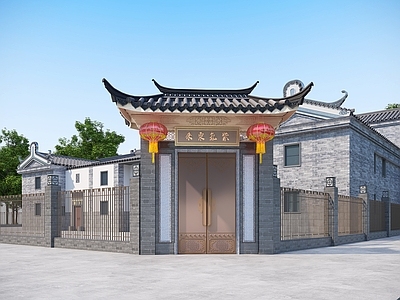 中式 入口大门