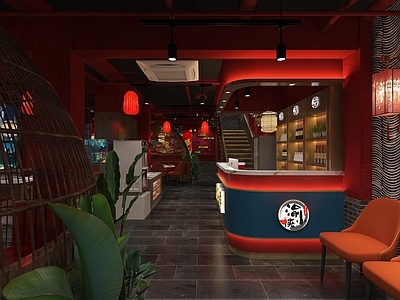 新中式国潮火锅店