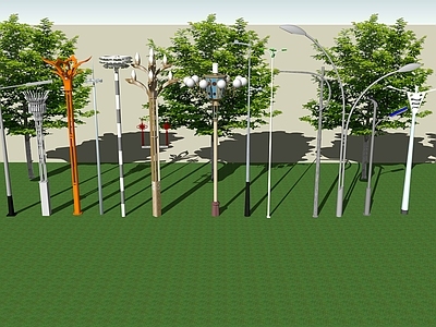 现代公路路灯 高杆灯