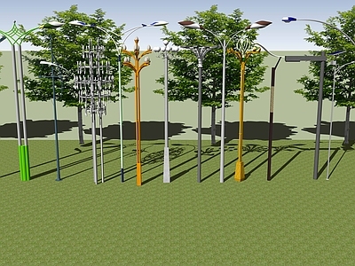 现代公路路灯 高杆灯