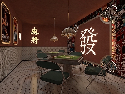 港式复古剧本杀房间
