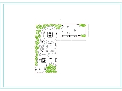 小区规划 娱乐区  公共区 小区绿化 居住区景观
