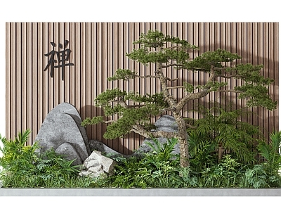 新中式植物堆