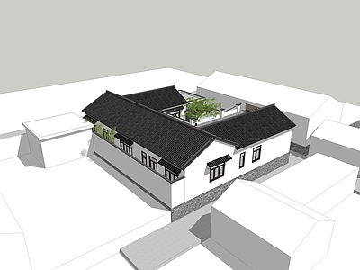 新中式四合院