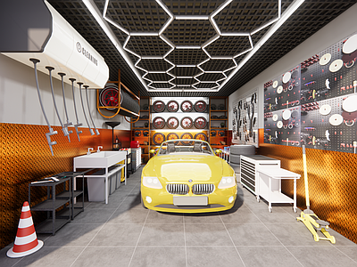 工业汽车维修店 维修工具