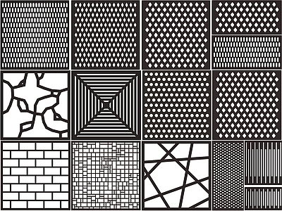 现代建筑材料 建筑表皮 镂空板 金属格栅穿孔板