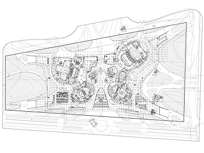 江苏大剧院 平面图 建筑平面图