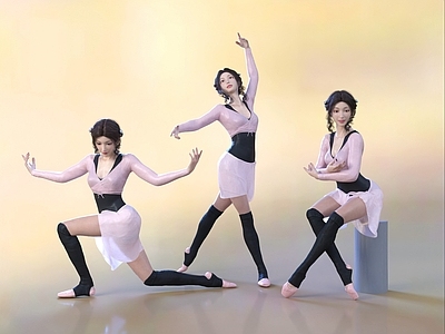 现代舞蹈女人