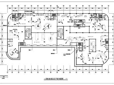 世贸采博城欧美商品商场四层  施工图
