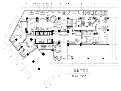 千巡水会休闲会所 洗浴中心 施工图