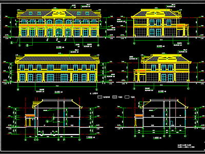 富园雅郡综合用房建筑施工图