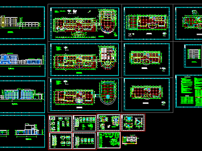 公司办公楼CAD建筑图 施工图