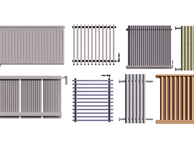 现代取暖器 散热片 暖气片