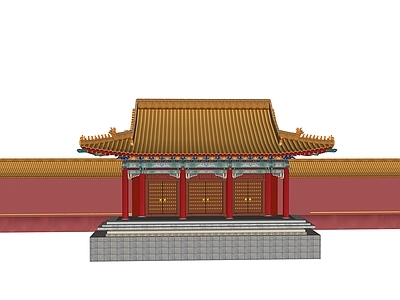 中式寺庙建筑 寺庙