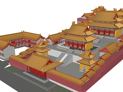中式寺庙建筑