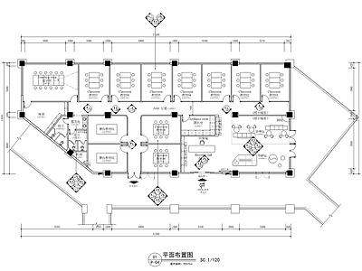 370㎡儿童培训机构CAD施工图 培训 早教 教育机构 机器人培训 编程培训 施工图