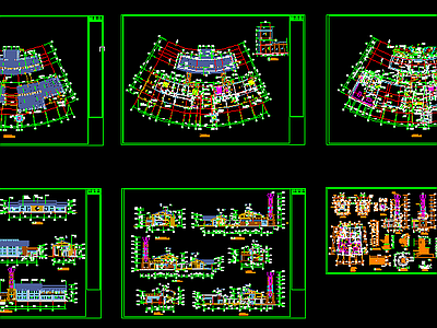 半岛会所施工图 施工图
