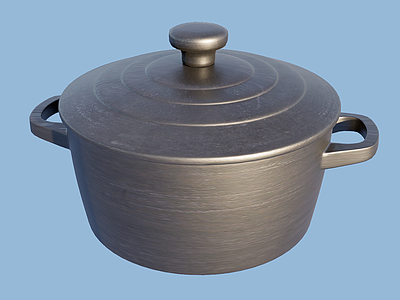 现代盛具 麦饭石锅