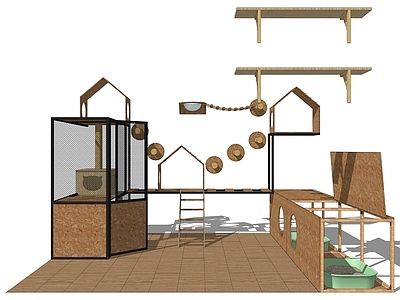 现代猫爬架组合 猫窝