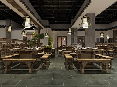 新中式火锅店