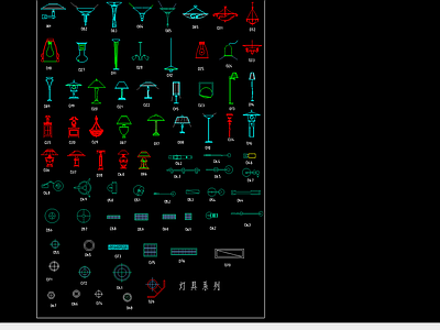 灯具系列 施工图