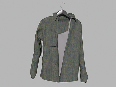 现代服装 男士休闲衬衫