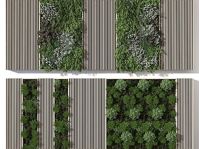现代绿植墙