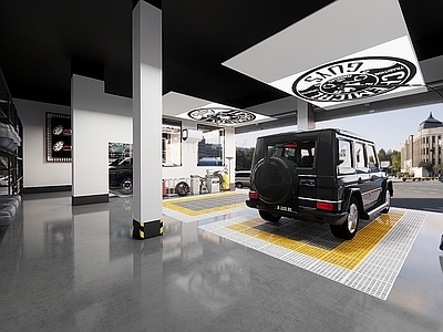 工业风汽车4S店