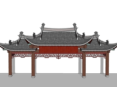 中式牌坊牌楼