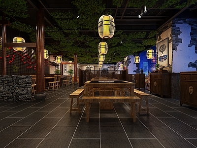 新中式火锅店