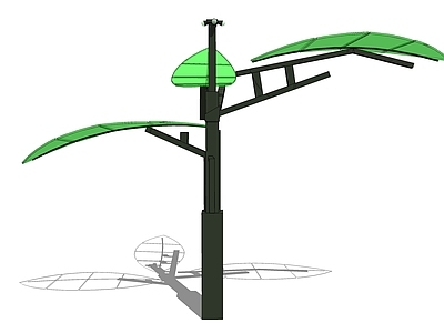 现代路灯