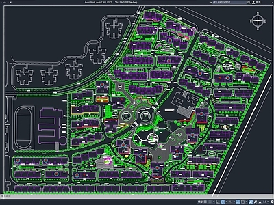 现代简约住宅区建筑 小区建筑规划 住宅规划 小区规划 小区绿化景观