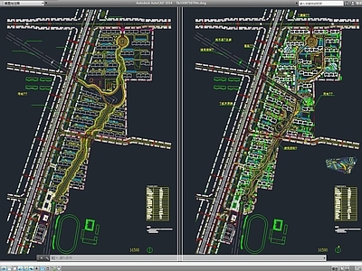 现代简约住宅区建筑 小区建筑规划 住宅建筑规划 景观 规划设计
