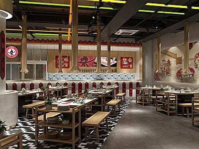 现代烧烤店