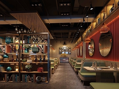 工业火锅店