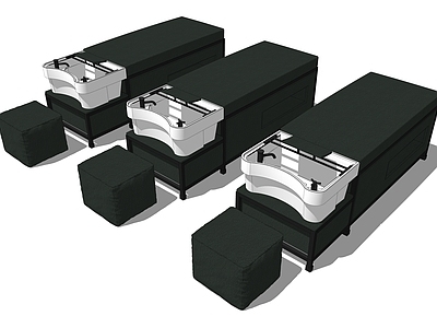 现代洗手床 按摩床