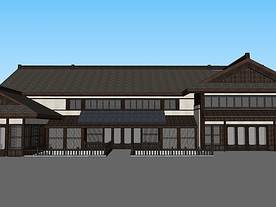 中式寺庙建筑