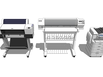 现代打印机组合 复印机 喷绘机