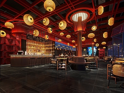 现代火锅店
