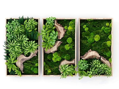 现代绿植墙