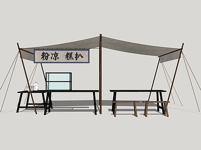 中式扒糕 凉粉 老北京小吃 老北京风情 胡同文化 集市夜市 风俗小品