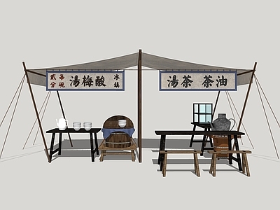 中式油茶 酸梅汤 老北京小吃 老北京风情 胡同文化 集市夜市 风俗小品