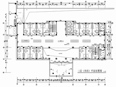 医院门诊大楼CAD施工图 施工图