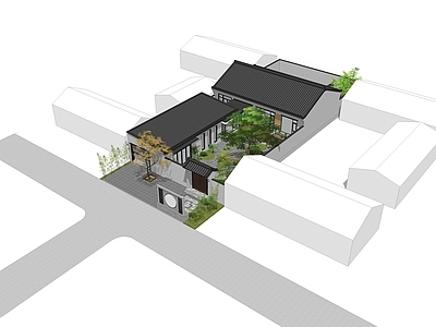 新中式四合院