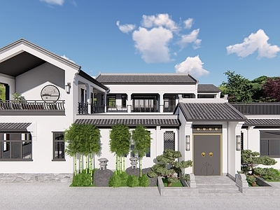 新中式四合院