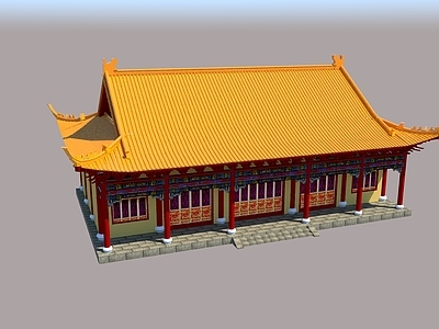 中式寺庙建筑 毗卢殿
