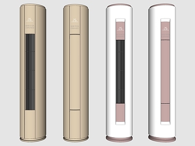 现代圆柱形立式空调