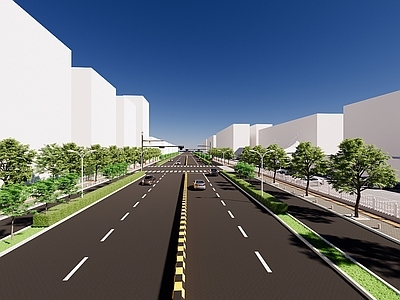 现代道路景观