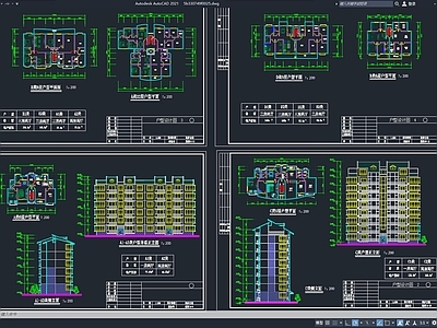 住宅小区建筑规划 施工图