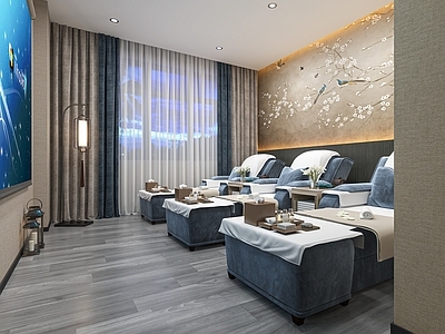 新中式足浴店 包间